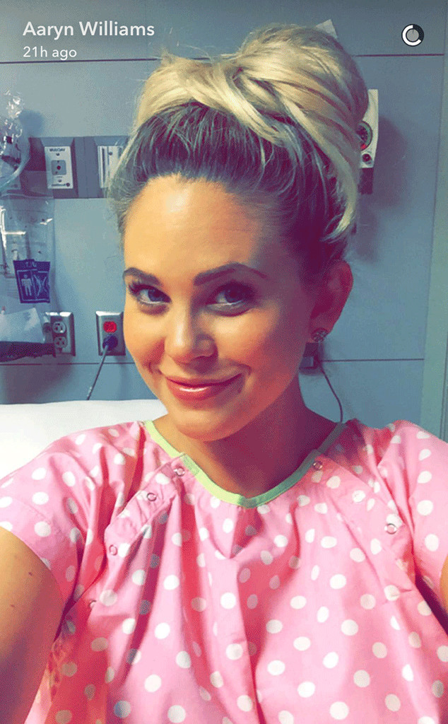Big Brother S Aaryn Gries Gives Birth To A Baby Girl After Documenting Her Delivery On Snapchat E Online
